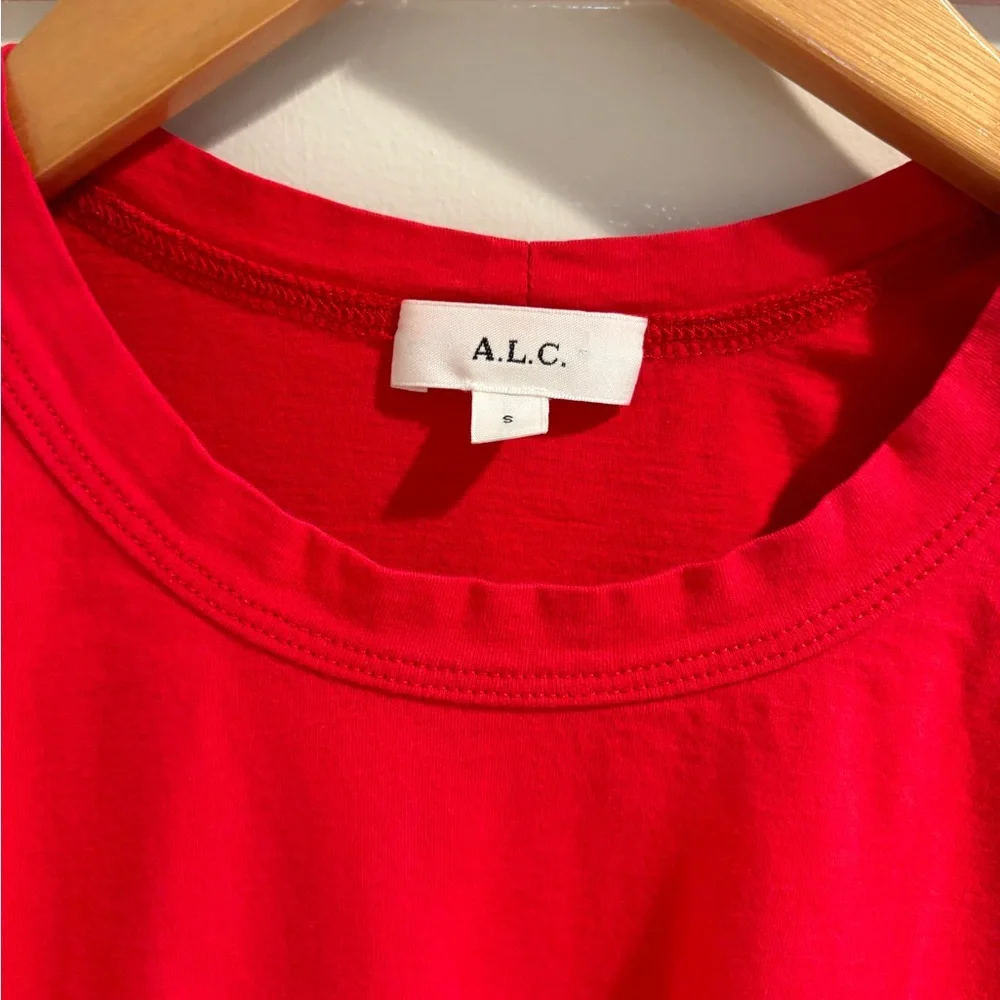 ALC puffy sleeve red t-shirt - Picture 3 of 3